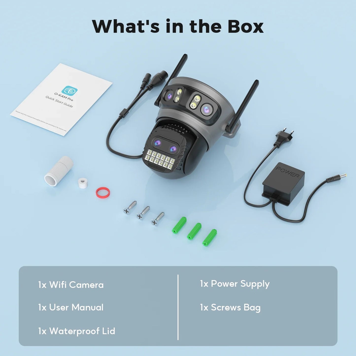 Caméra De Surveillance Extérieure PTZ Wi-Fi 10X
