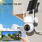 Caméra De Surveillance Solaire WiFi PTZ Avec Batterie Intégrée