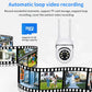 Caméra De Surveillance Wi-Fi PTZ 8MP Avec Zoom 4X