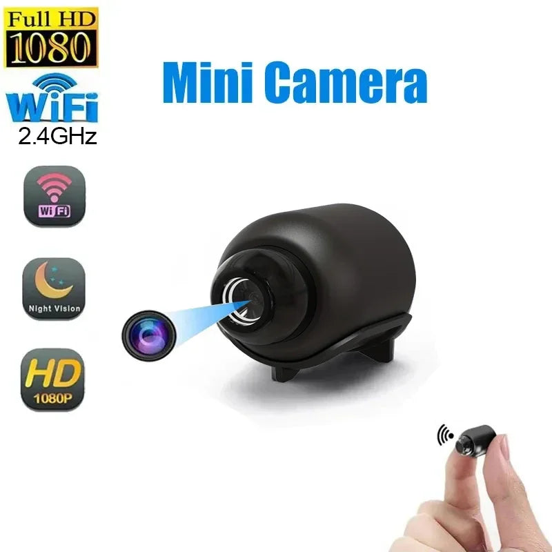 Mini Caméra Wi-Fi 1080P avec Vision Nocturne
