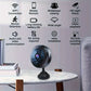Mini Caméra Wi-Fi De Sécurité Avec Vision Nocturne